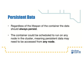 Docker storage designing a platform for persistent data | PDF