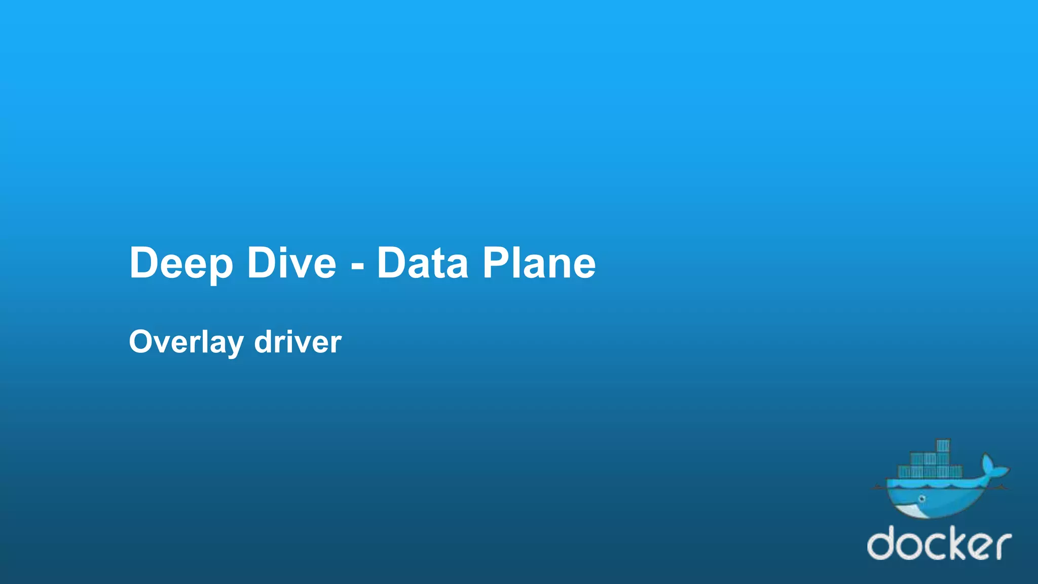 Deep Dive - Data Plane Overlay driver 