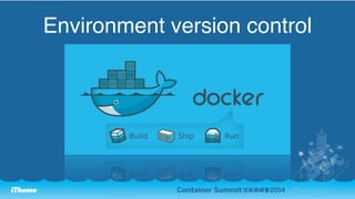 Environment version control 
 