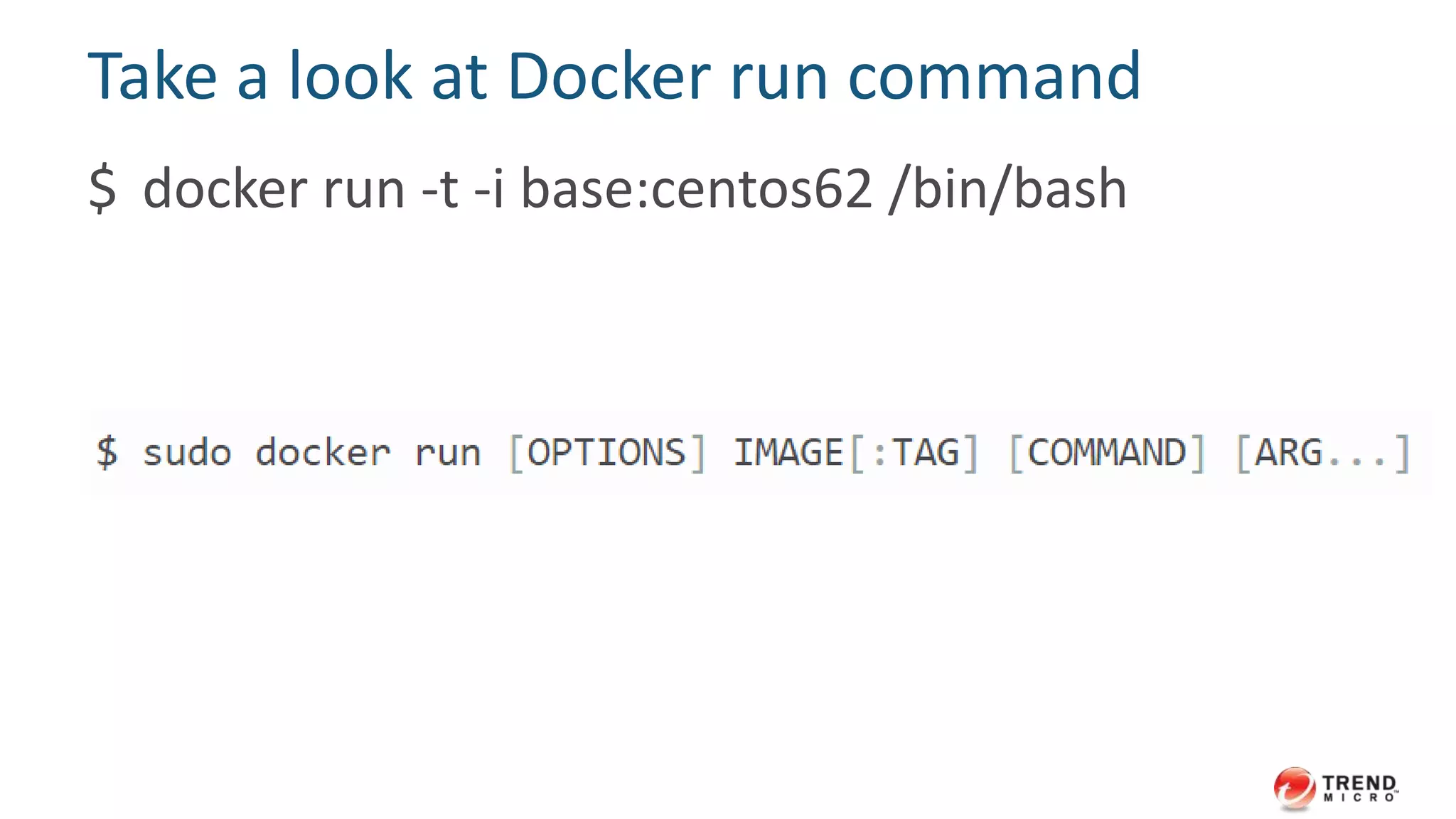 or use docker exec instead
$ docker start 4d8c4b81f6d7
$ docker exec –ti 4d8c4b81f6d7 bash
[root@4d8c4b81f6d7 /]#
 