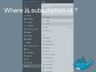 Where is subscription-id ?
 