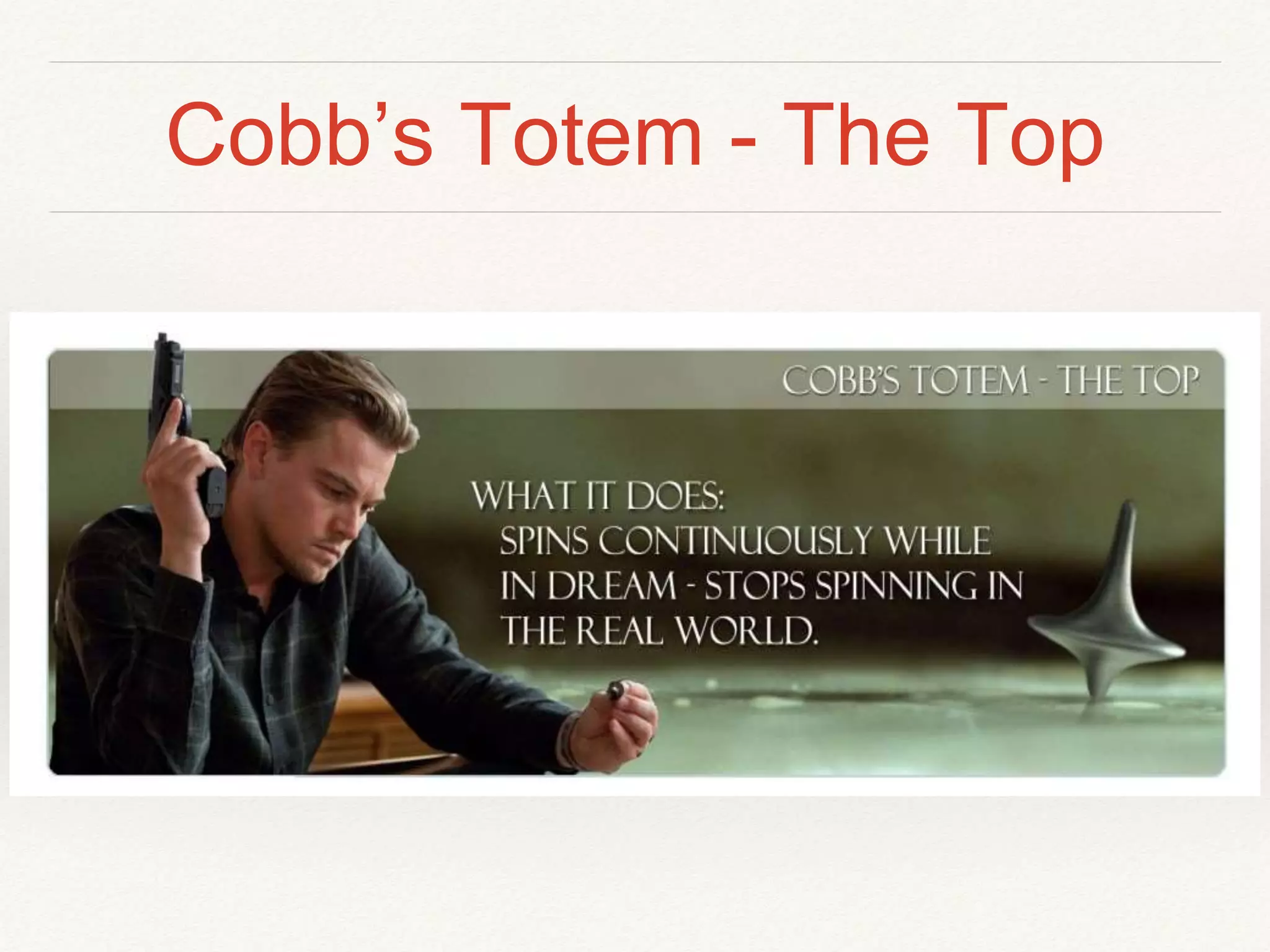 Cobb’s Totem - The Top
 
