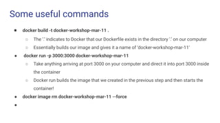 Docker workshop GDSC_CSSC | PDF