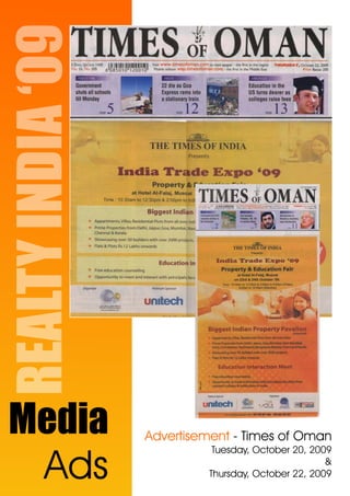 Docket Times Realty India Muscat 2010