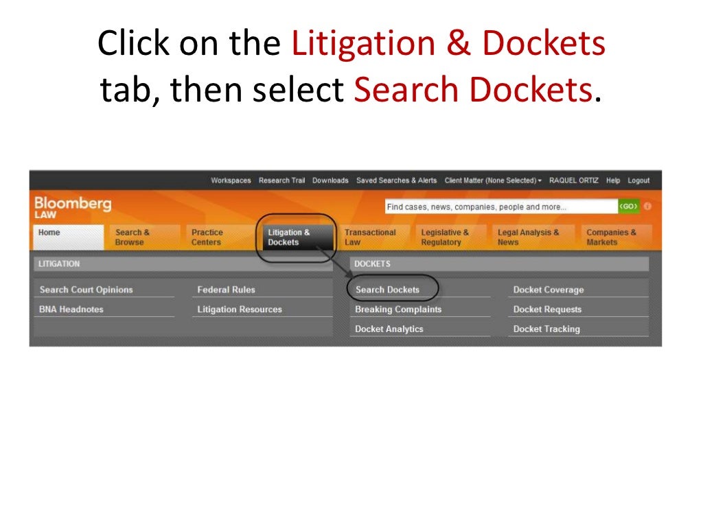 how-to-use-dockets-and-find-filings-on-bloomberg-law