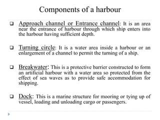 Dock, harbour, and port terminal Design. | PDF