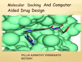 Molecular Docking And Computer
Aided Drug Design
PILLAI ASWATHY VISWANATH
BOTANY
 
