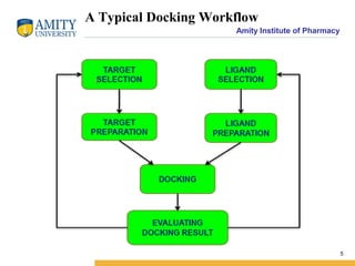 Amity Institute of Pharmacy
A Typical Docking Workflow
5
 