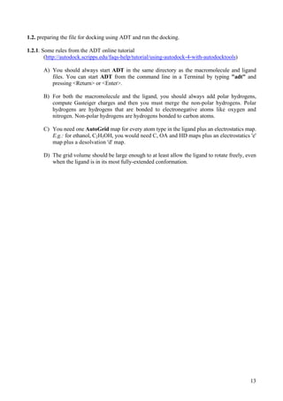 Docking Tutorial | PDF