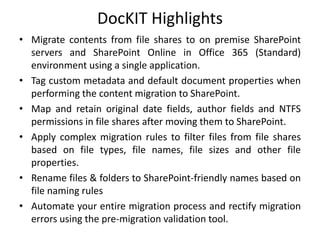 File Share to SharePoint Migration solution | PPTX