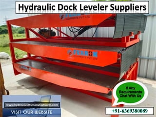 Dock Leveler Manufacturers,Heavy Duty Dock Leveler,Warehouse Dock Leveler,Industrial Dock Leveler,Tamilnadu.ppt