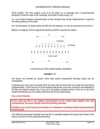 Docking Instruction Example Dockmaster training manual | PDF