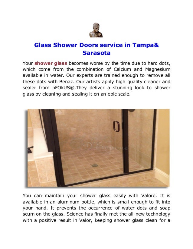 Glass Shower Doors Service In Tampa Sarasota