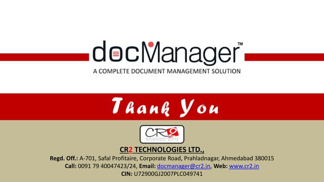 Document Management System - docManager | PPT