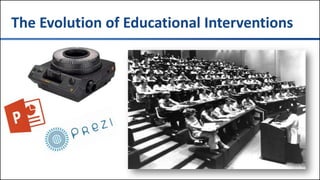 #TXCME155
The Evolution of Educational Interventions
 