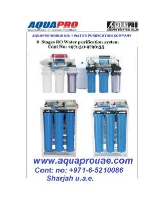 Water Treatment Plant & Accessories in UAE