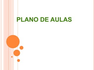 PLANO DE AULAS