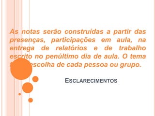 QUESTÕES IMPORTANTES REFERENTES A DOCÊNCIA NO ENSINO SUPERIOREnfrentaremos juntos, durante 4 encontros, algumas questões que nos preocupam no Ensino Superior. Verificar no Plano cada uma e todas...