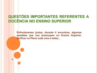 Proposta de trabalho para hoje:1. Nos dois períodos iniciais integrar a turma a partir de micro-grupos: praticar esforço para sintetizar  experiências docentes com o estudo e debate de cada item do texto “Do ensinar à ensinagem”, de Pimenta e Anastasiou: 1.1. Do ensinar à ensinagem – finalidades da docência (p. 204); 1.2.  Professor e aluno: ciência, conhecimento e saber escolar (p. 218); 1.3. Docência e ensino: ensinar a quem? (p. 226)