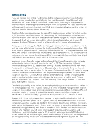 DOC NTIA ITIF Comments on the National Strategy to Secure 5G