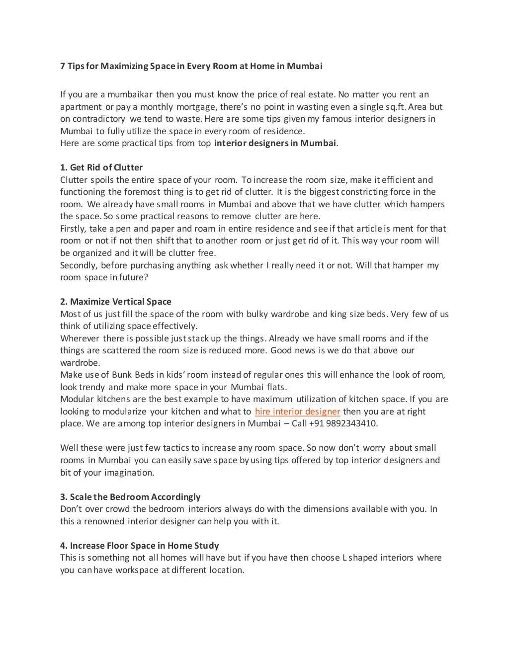 Top interior designers in Mumbai Elevation Interior