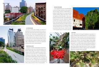 01 INcomum


                                                                                                                       natureza para admirar




                                                                                                                                                                                                                        foto Patrick blanc/divulgação
                                                                                                                       Criador de grandes jardins verticais, o francês Patrick Blanc
                                                                                                                    tem uma série de projetos implantados em todo o mundo. Um
                                                                                                                    deles fica no Museo CaixaForum, em Madri, Espanha, e foi
                                                                                                                    finalizado em 2007. Abrigado em uma antiga central elétrica
                                                                                                                    projetada em 1899 pelo arquiteto Jesús Carrasco y Encina e
                                                                                                                    pelo engenheiro José María Hernandez, o museu conserva
                                                                                                                    grande parte da arquitetura antiga, como as fachadas principais
                                                                                                                    de tijolos aparentes. No entanto, também houve mudanças
                                                                                                                    marcantes. A base de granito da central foi removida, o que
                                                                                                                    deixou o prédio suspenso sobre uma grande praça pública ba-
                                                                                                                    nhada por duas fontes. Perto delas está o jardim vertical de 24
                                                                                                                    metros de altura composto por 15 mil exemplares de plantas de
                                                                                                                    250 espécies diferentes. Assim como as exposições e ativida-
                use sem moderação                                                                                   des oferecidas no interior do museu, a cortina verde também
                De acordo com Elkis, espécies cultivadas à meia-sombra são as                                       se tornou uma grande atração e atrai turistas do mundo inteiro.
             mais indicadas nesses casos. Lírio-da-paz, flor-de-maio, calatéia, cos-
             tela-de-adão, palmeira-ráfia e palmeira-leque são algumas das opões.                                                                                                                                    boa viagem!

             Em telhados verdes, o ideal é apostar em vegetação tolerante ao sol e                                                                                                                                   Belos jardins colorem os três terminais de embarque do Changi Airport, em
             com o sistema radicular curto. Considerando esses aspectos, é possí-                                                                                                                                 Cingapura. O Butterfly Garden (Jardim das Borboletas) é um verdadeiro habitat de
             vel utilizar suculentas, amendoim-rasteiro, onze-horas e rabo-de-ga-                                                                                                                                 borboletas tropicais. O espaço conta ainda com áreas educacionais que instruem as
             to, entre outras. Para o bom desenvolvimento das plantas, é essencial                                                                                                                                crianças sobre os insetos. Já no Orchid Garden & Koi Pond (Jardim de Orquídeas
             fazer uma análise geral das condições do ambiente, fornecer lumino-                                                                                                                                  e Lago de Carpas), destacam-se a flor nacional de Cingapura, chamada orquídea
             sidade e ventilação adequadas, evitar contato com ar-condicionado,                                                                                                                                   Vanda Miss Joaquim, e a flor do aeroporto, a orquídea Dendrobium Changi Airport.
             assim como a rega em excesso, e adubar mensalmente.                                                                                                                                                  Outro destaque é o Green Wall, um jardim vertical com 300 metros de altura que
                                                                                                                                                                                                                  se estende por três andares. O Fern Garden & Koi Pond (Jardim de Samambaias e
                respiro em nova york                                                                                                                                                                              Lago de Carpas), Sunflower & Light Garden (Jardim de Girassóis e Luzes) e Fragrant
                Ameaçada de ser demolida, uma linha histórica de transporte fer-                                                                                                                                  Garden (Jardim Perfumado) completam o complexo de espaços verdes planejados e
             roviário que passava sobre as ruas de Nova York foi poupada e trans-                                                                                                                                 implantados por uma equipe do próprio aeroporto.
             formada no High Line Park. Criado em etapas, teve o primeiro trecho
             inaugurado em junho de 2009 e o segundo dois anos depois, em 2011.
             O projeto é fruto de uma parceria entre os escritórios James Corner




                                                                                                                                                                         fotos changi airport group//divulgação
             Field Operations e Diller Scofidio + Renfro. Implantado pelo pai-
             sagista holandês Piet Oudolf, atualmente o parque se estende por 1,6
                                                                                       fotos Iwan baan/divulgação




             quilômetros. No verão, a vegetação densa e alta é verde brilhante,
             ficando dourada no outono. Os trilhos originais preservados podem
             ser vistos entre os densos canteiros. Vale sentar em um dos bancos de
             madeira e admirar o encontro do verde com o cinza da metrópole.
 