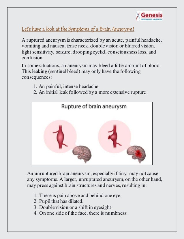 Brain Aneurysm Surgery in Lagos by Genesis Specialist Hospital | DOCX