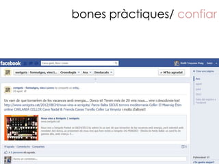 bones pràctiques/ confiar
 