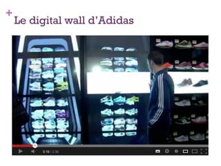 +
    Le digital wall d’Adidas
 