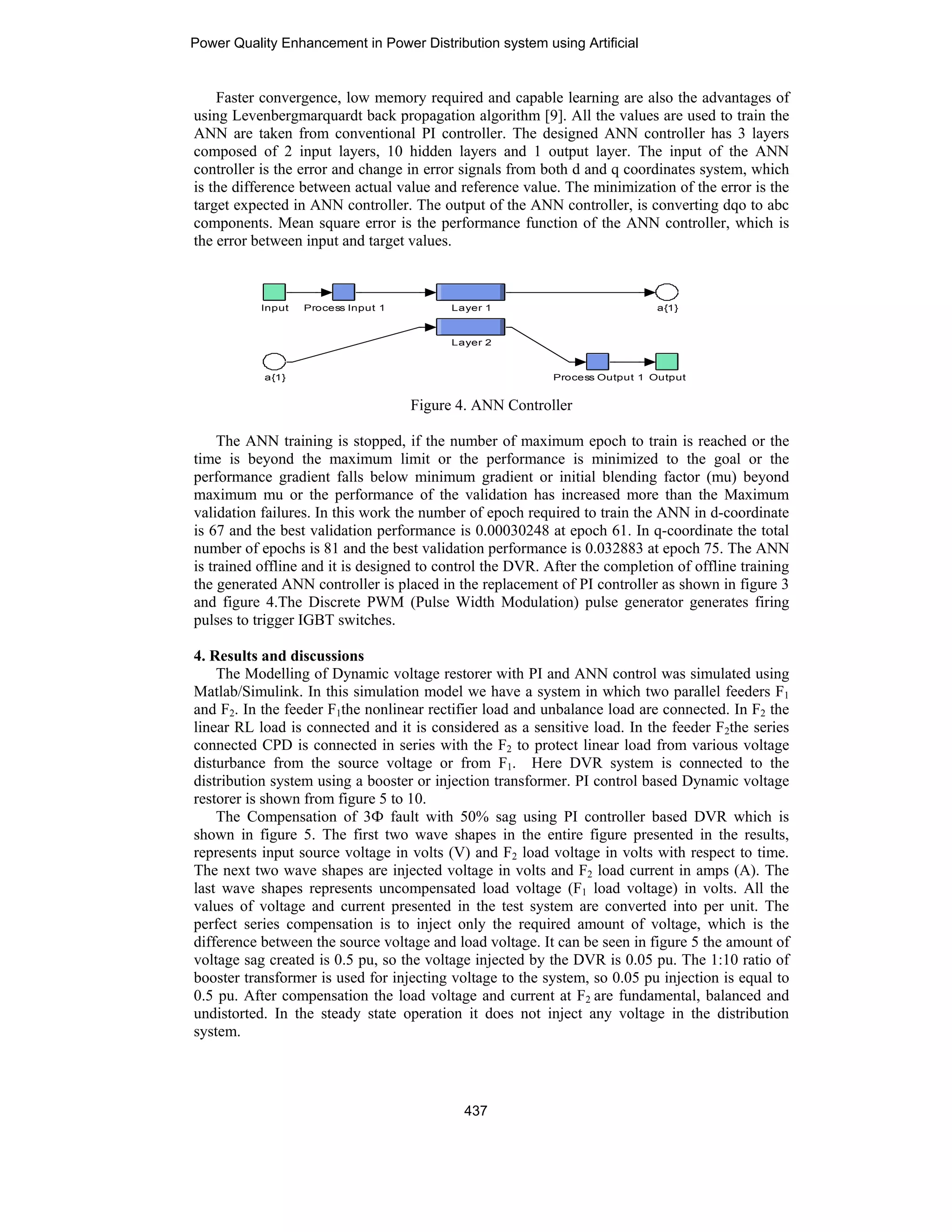 Power Quality Enhancement in Power Distribution system using Artificial ...