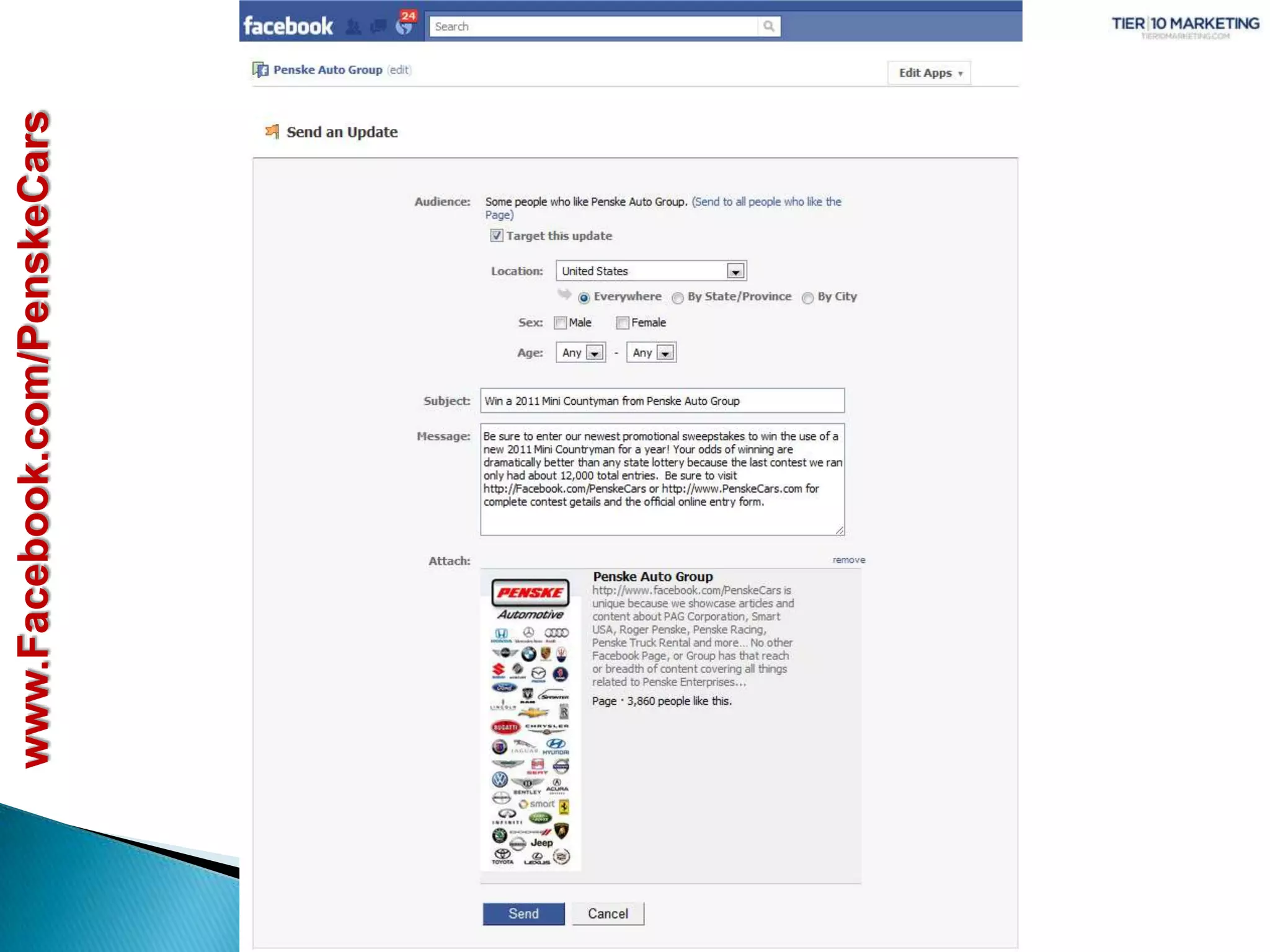 Provide profile summaries with link to all Social media profile pages under username’s vanity URL.