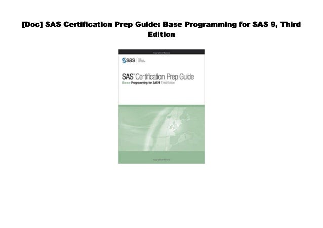 Sas guide pdf