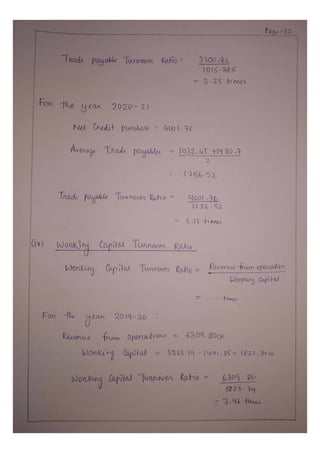 Accountancy Project of Class 12, | PDF