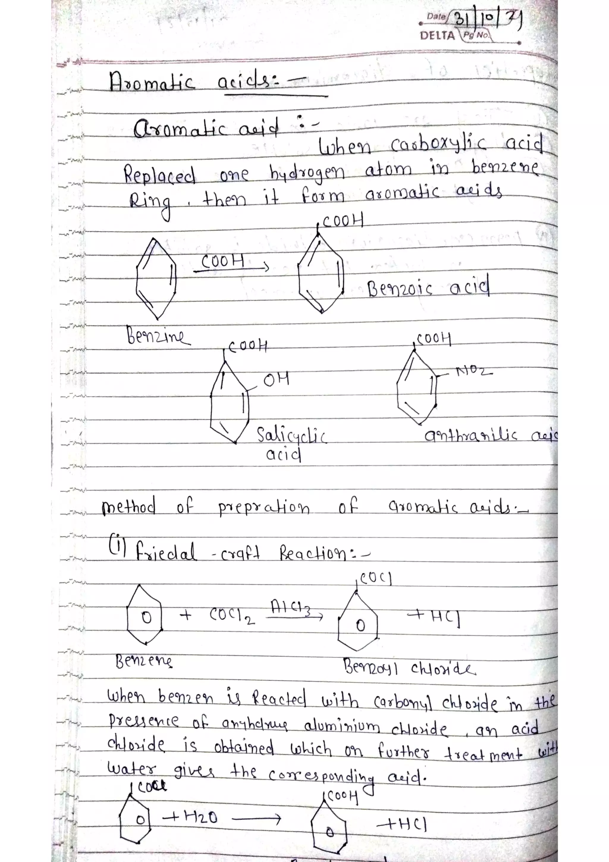 unit 2 hand writting notes of phenol amines acids