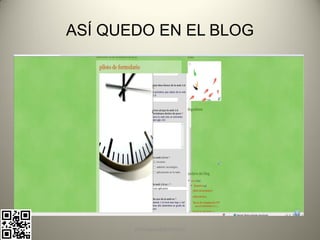 ASÍ QUEDO EN EL BLOG




       pachoagua@gmail.com
 