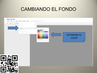 CAMBIANDO EL FONDO




                            DETERMINA EL
                               COLOR




      pachoagua@gmail.com
 