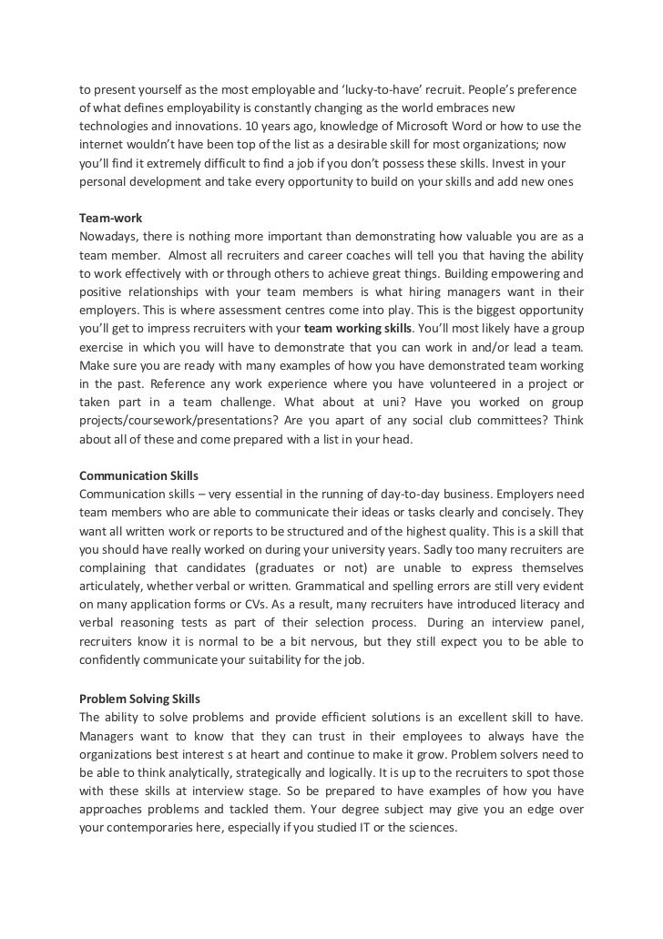 top resume skills