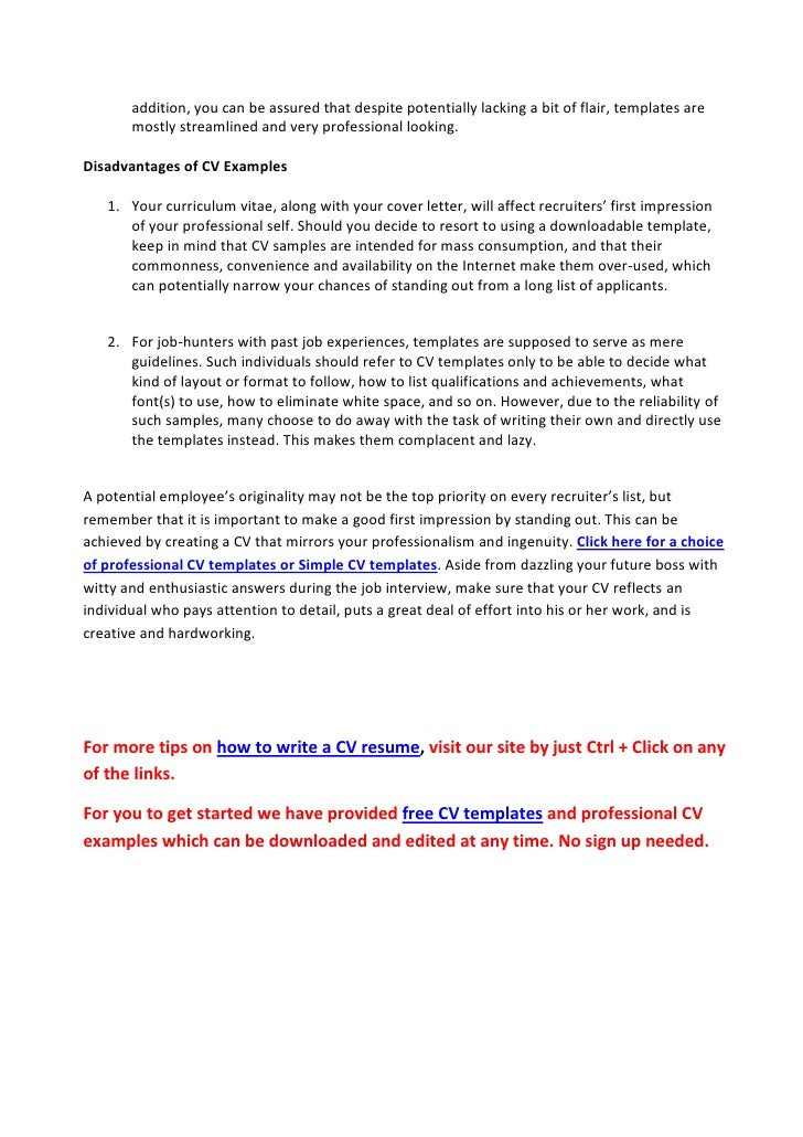 Anyone used a cv writing service