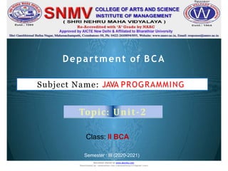 docsity-java-programming-ppt-1.pptx | Programming Languages | Computing