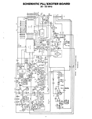 SCHEMATIC PLL/EXCITER BOARD
 