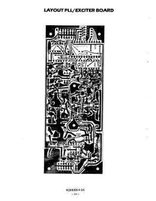 LAYOUTPLL/EXCIT€R BOARD
PCB83054-2A
-24 -
 