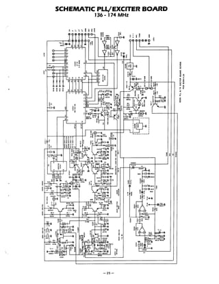 SCHEMATIC PLWEXCITER BOARD
136 - 174 MHz
 