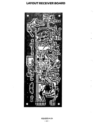 LAYOUTRECEIVER BOARD
PCB83054-2A
-26-
 