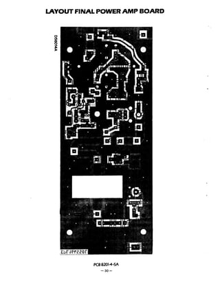 LAYOUTFINALPOWERAMP BOARD
PCB82014-5A
-30-
 