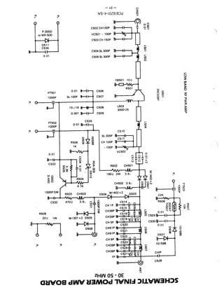 FT501
0.01 w h C506
!g
1OOOP SLl00P He'C507 2
- .l
9 0
d T10,,/16 $ = a C508 3000-25
0.001 *+ C509
FT502
C535 r
0.01 w m
1OOOP 0
P
P 0
J C510
- SL300P +-l+
X E C511
R506 p x z g C H l O O P ~ ~ '
1K -100P 3
 ' ,
VC502
0.01
R502 CH501
1000 2 W 3.9rr
CH502 3.9!t
C532 470Q 3.911
R509
2 0 0 1W
~530-
 