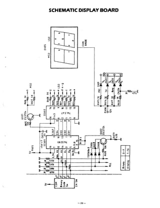 SCHEMATIC DISPLAY BOARD
 