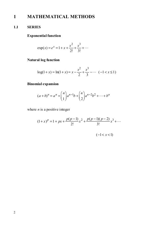 Docslide Us 02 Formulae And Tables