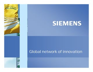 Global network of innovation
 