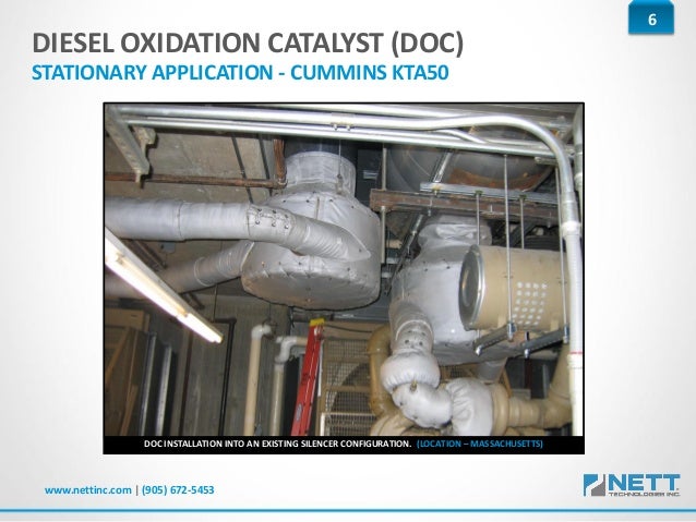 Diesel Oxidation Catalyst System - Stationary Application from Nett T…