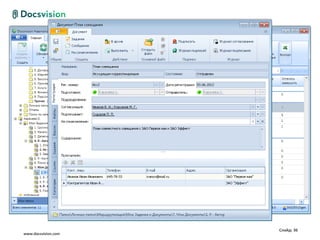 Слайд: 36
www.docsvision.com
 